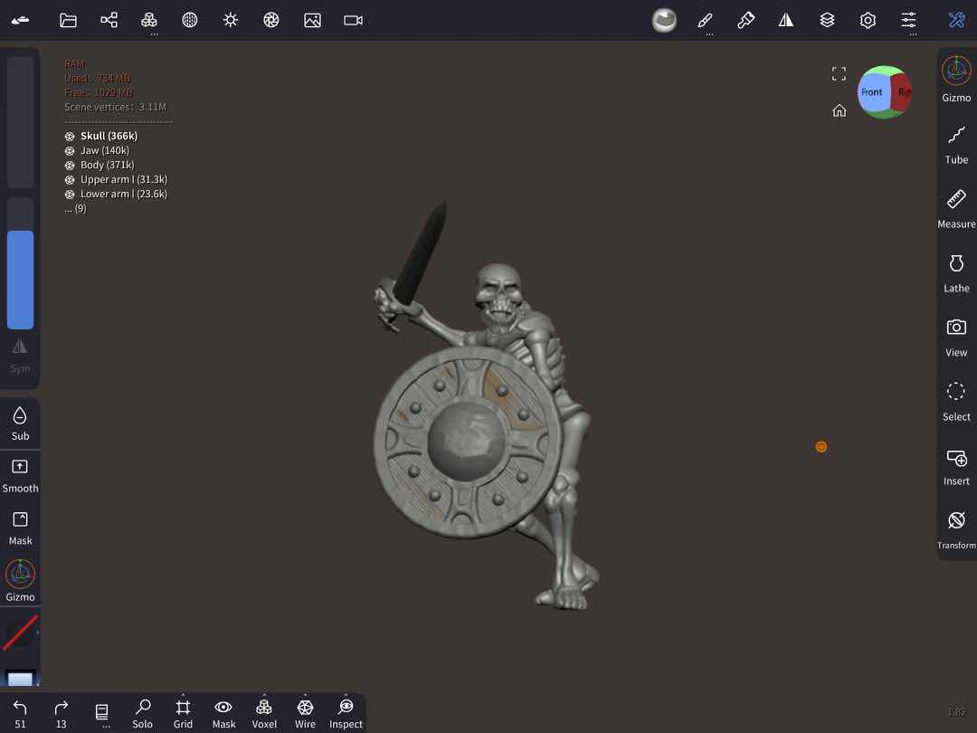 Skeleton (Sword and Shield)