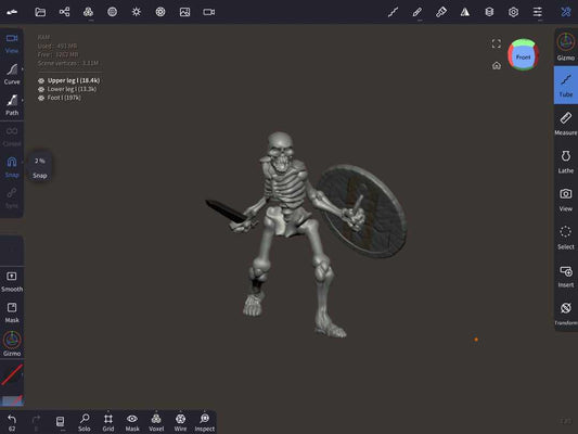 Skeleton (Sword and Shield)