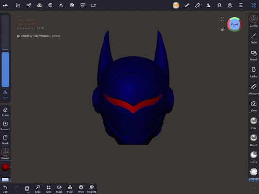 Azrael Batman Helmet ft 3dprintcommandcenter