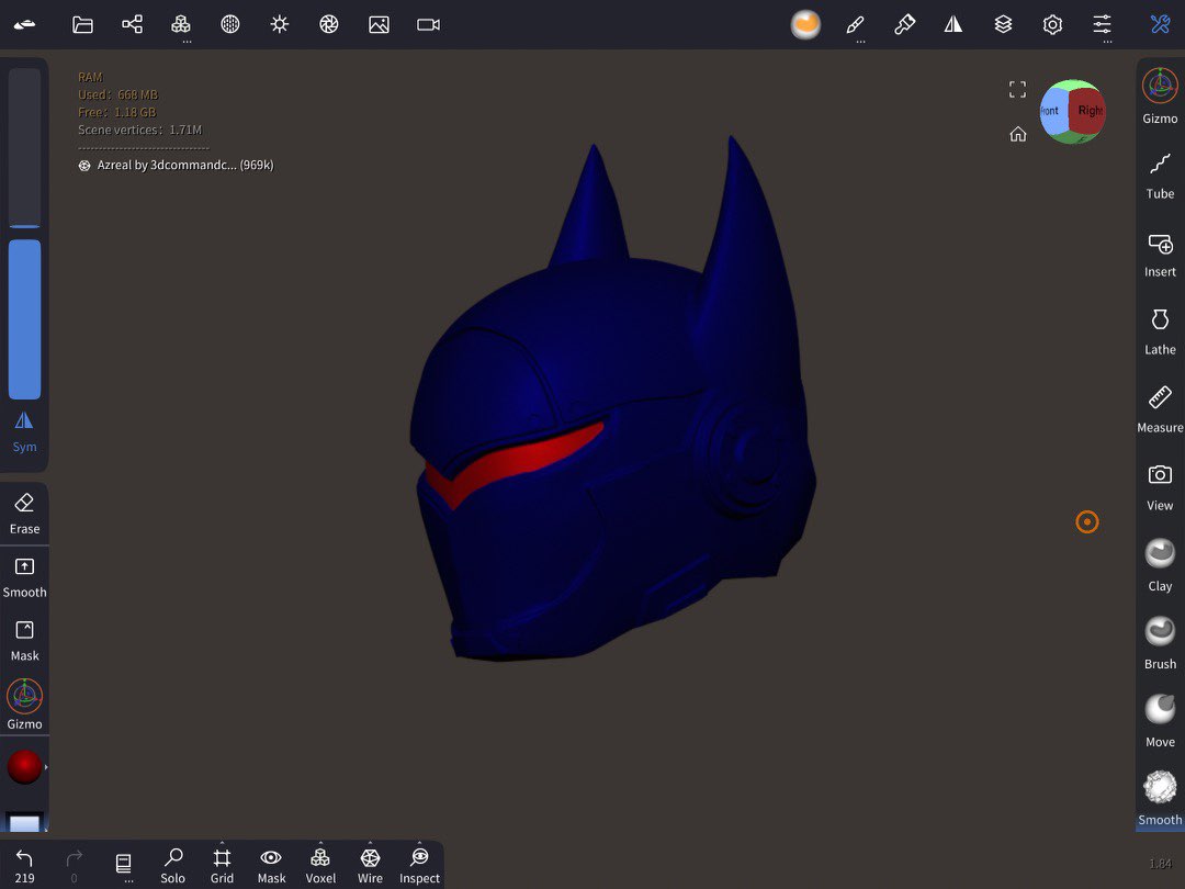 Azrael Batman Helmet ft 3dprintcommandcenter