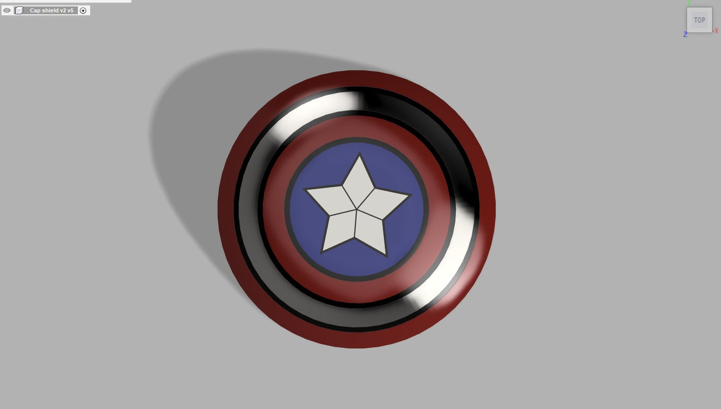 Captain America Shield (Mcu Inspired)