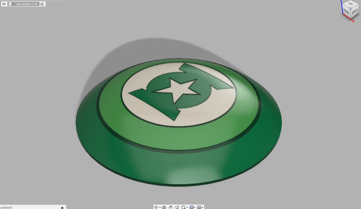 Green Lantern Captain America Shield