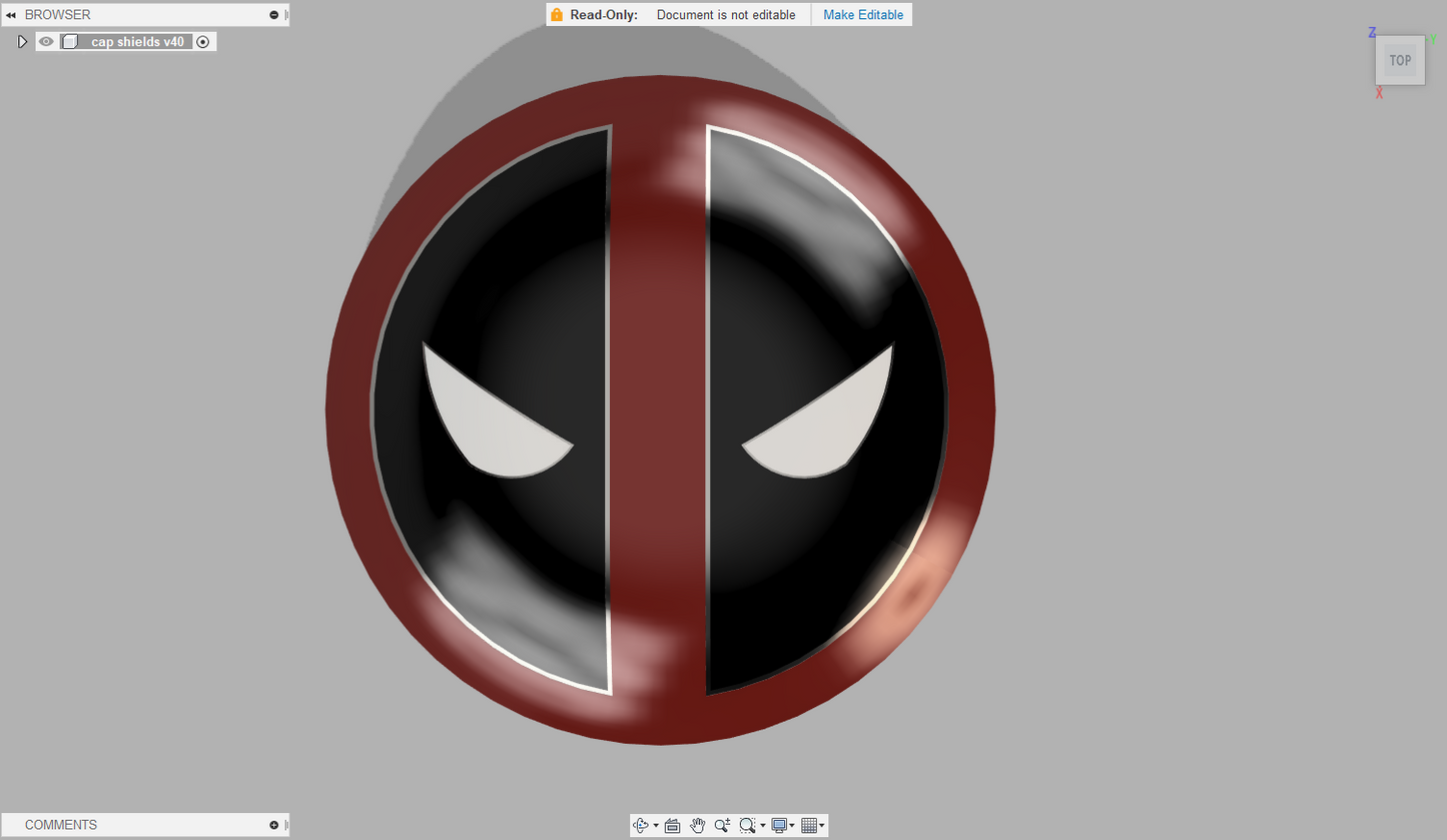 Deadpool shield