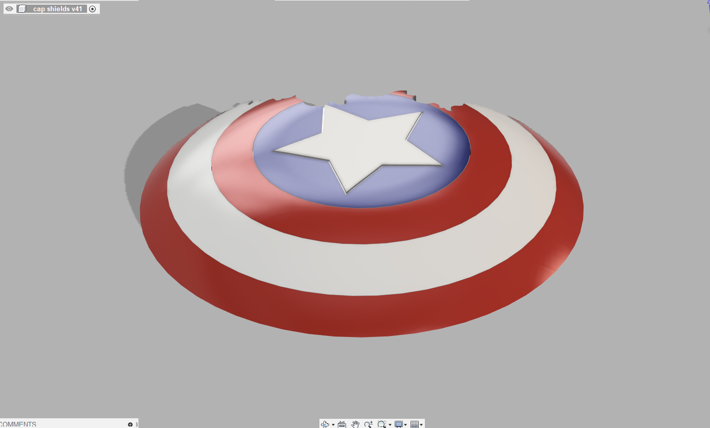 Captain America Shield (Broken)