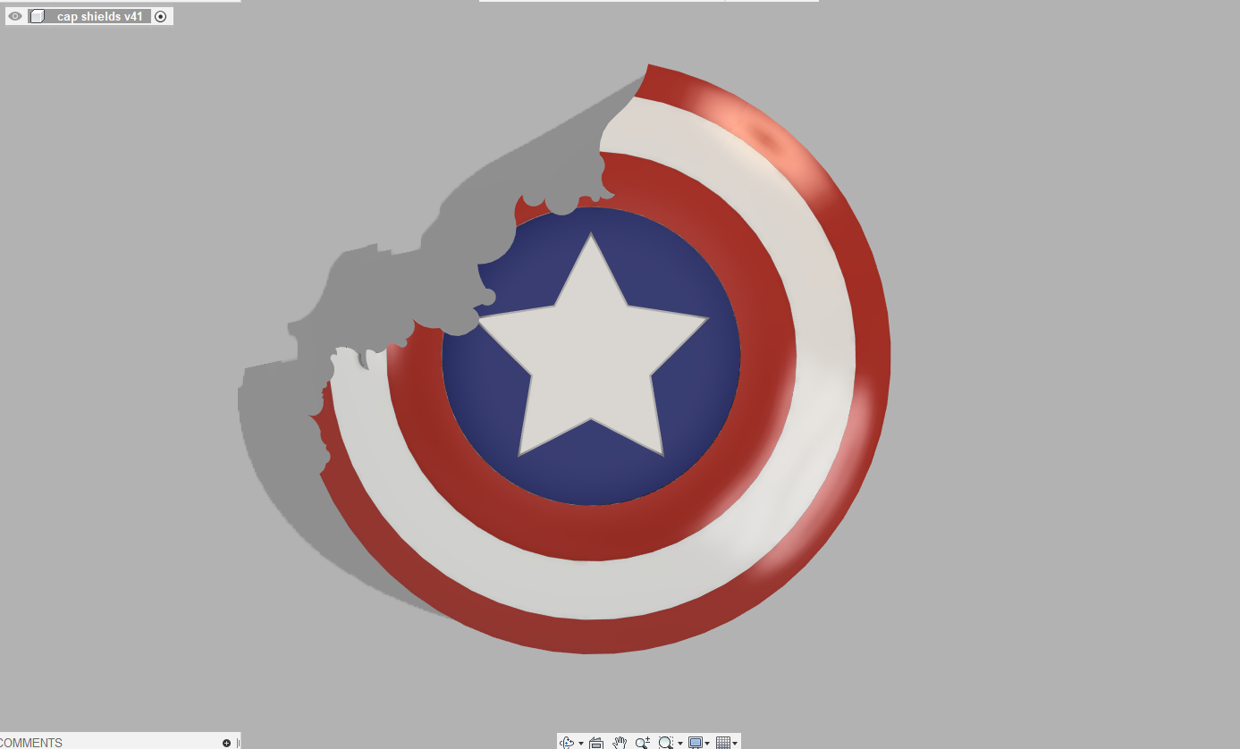 Captain America Shield (Broken)