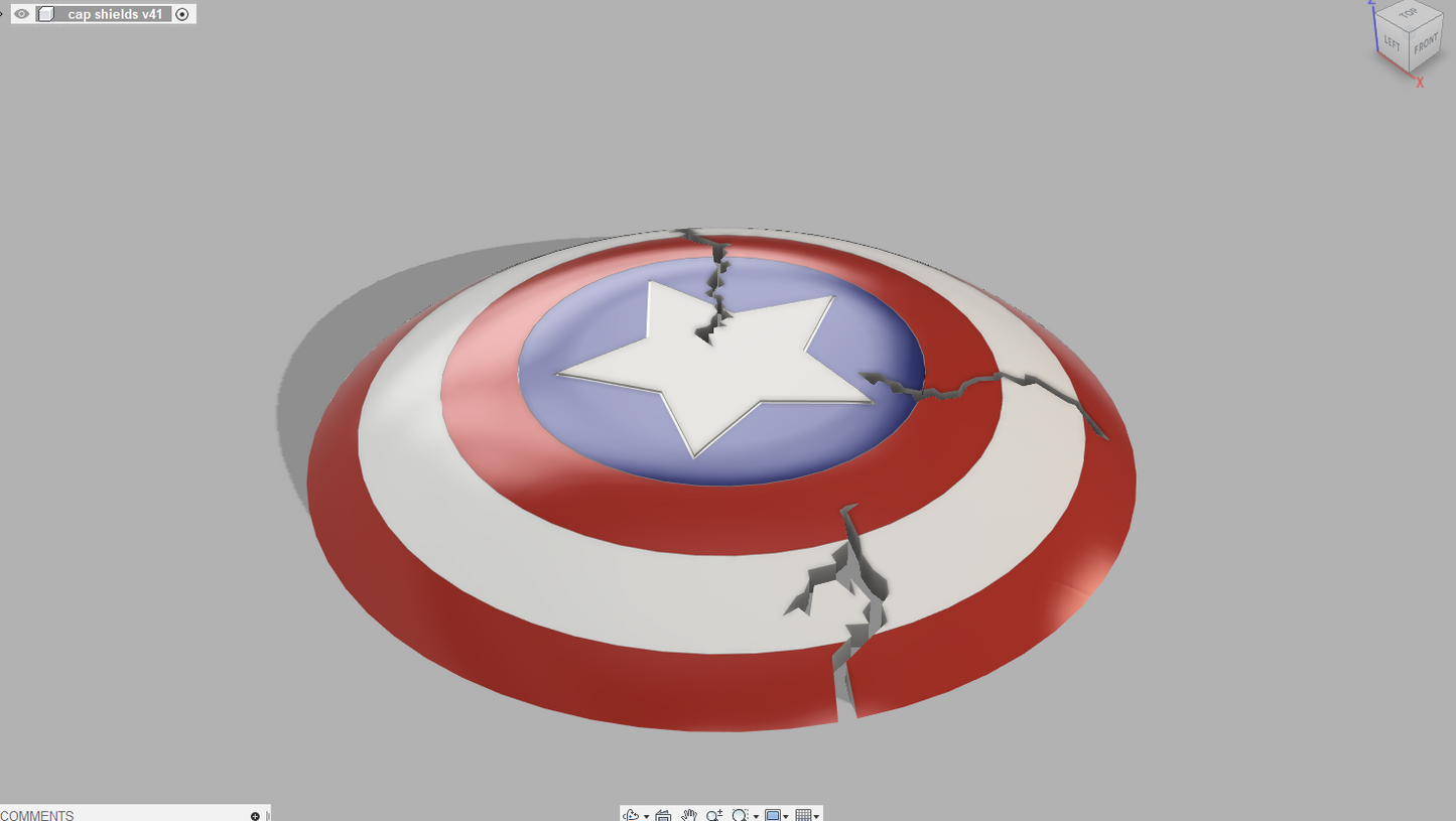 Captain America Shield (Broken)