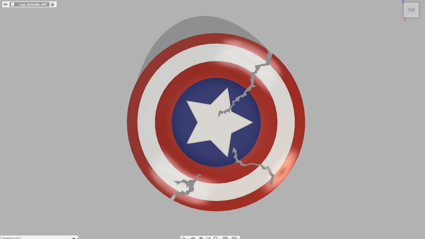 Captain America Shield (Broken)