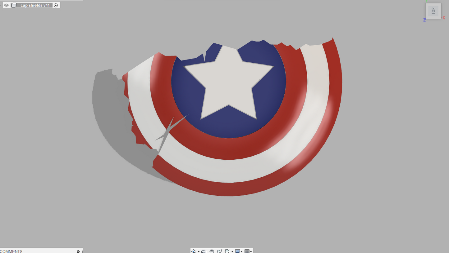 Captain America Shield (Broken)