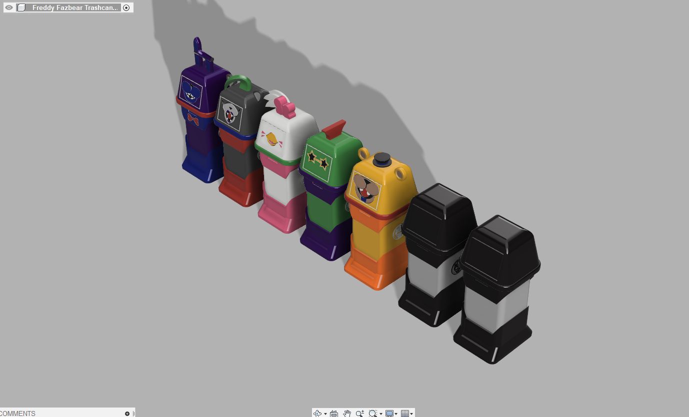 Fnaf Security Breach Trashcans