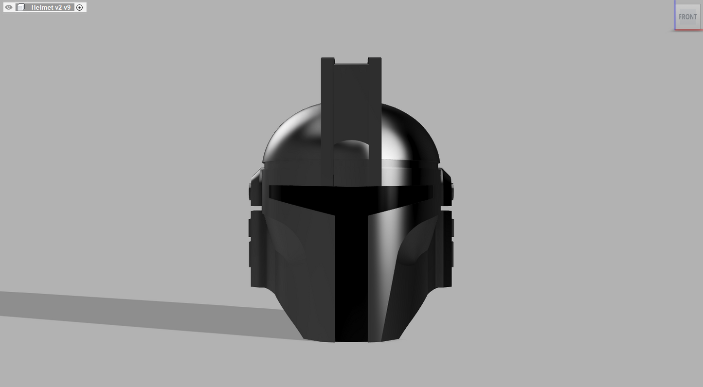 Basic Mando Helmet (Simple Crest)