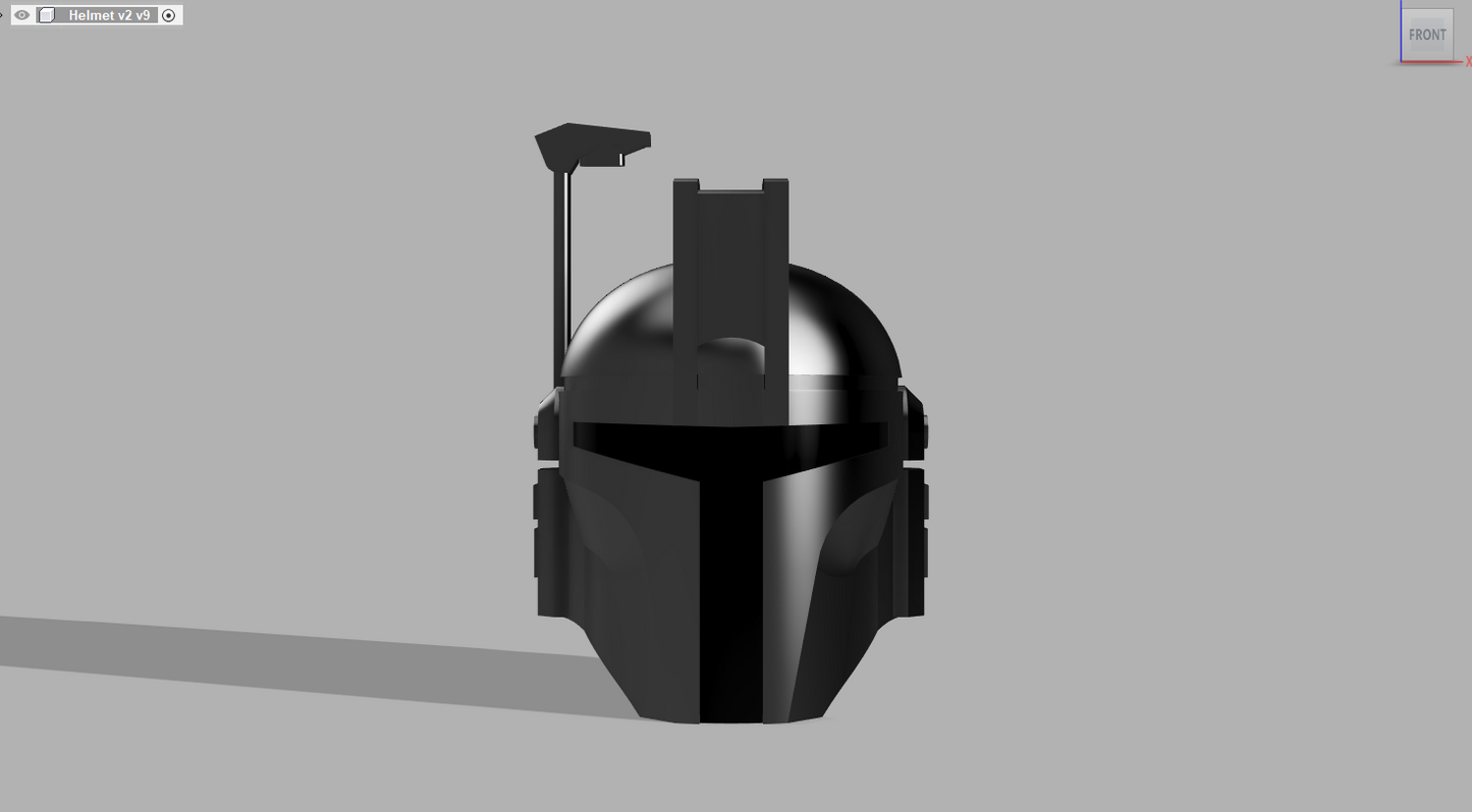 Basic Mando Helmet (Simple Crest)