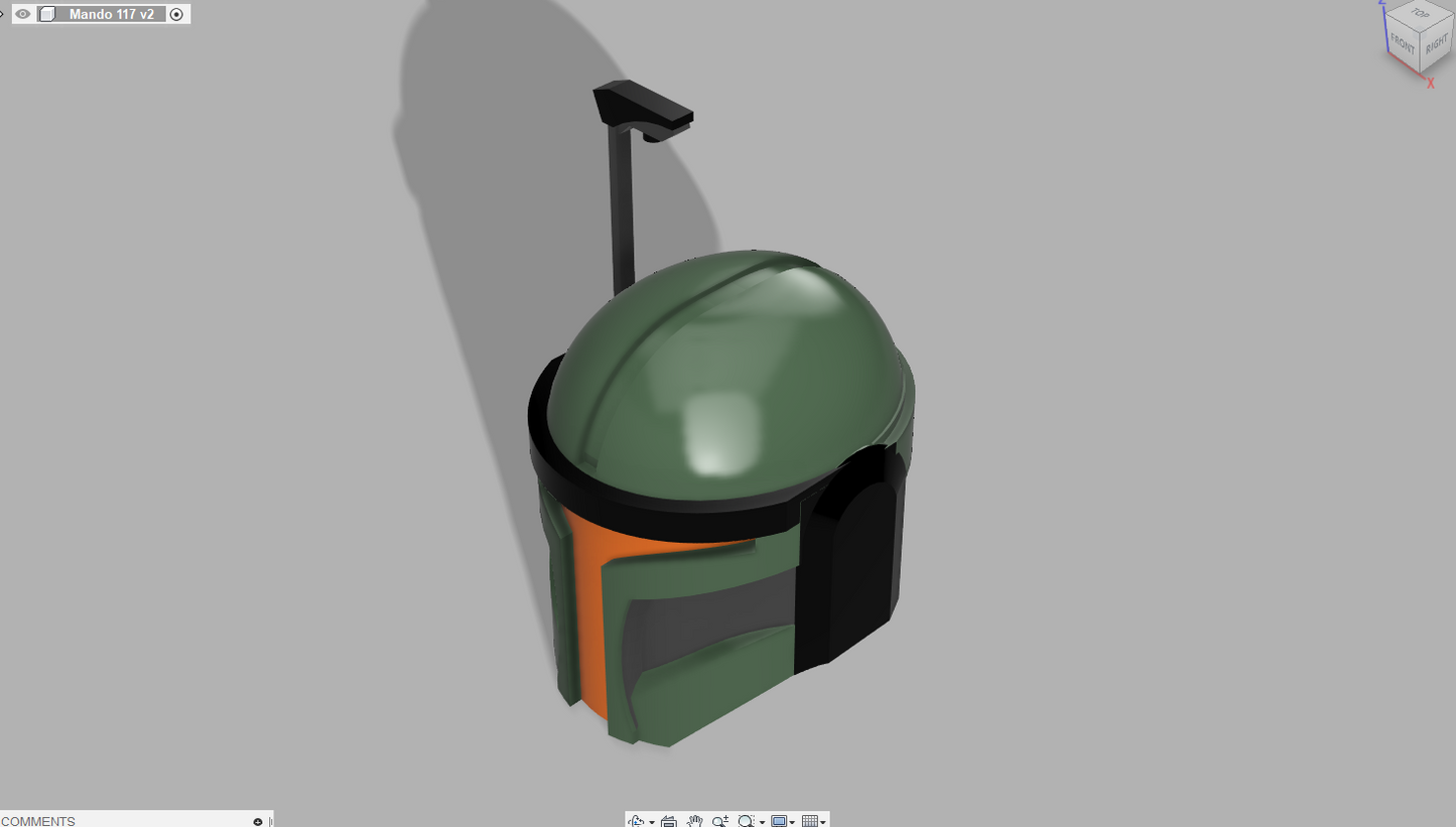 Mandalorian 117 Helmet