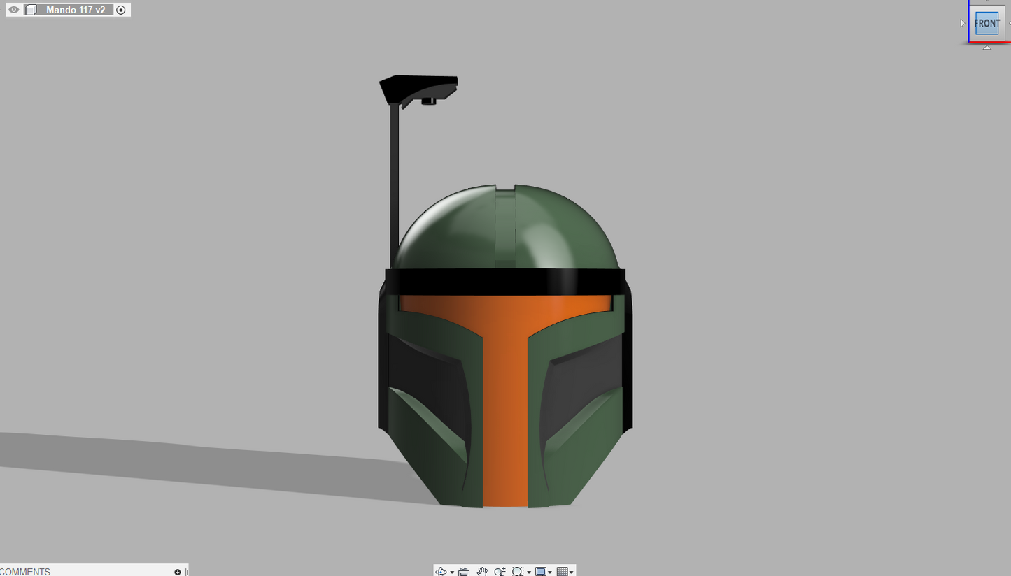 Mandalorian 117 Helmet