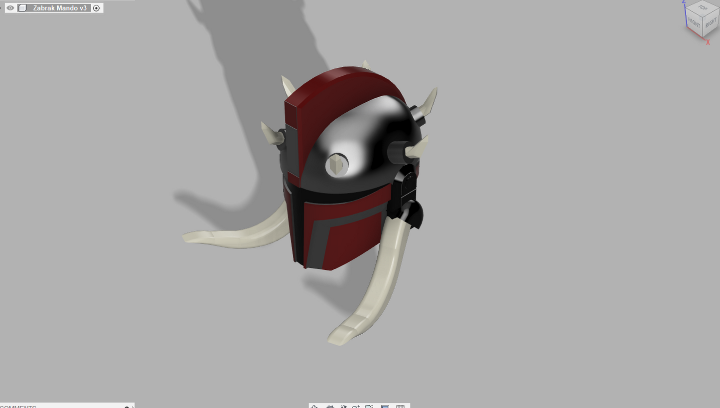 Zabrack Helmet Horned