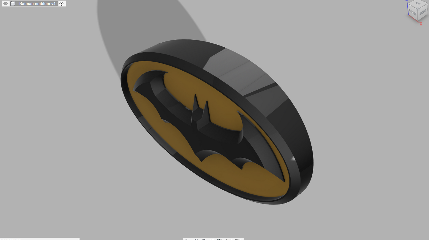 Batman Emblem (Hush on oval)