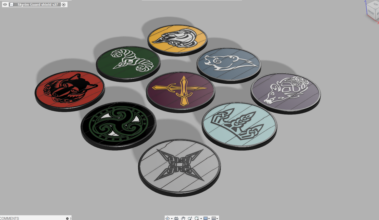 Skyrim Shield (Hold Capitals)