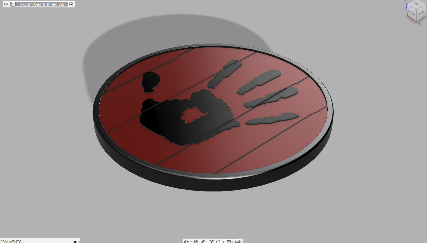 Skyrim Shield (Dark Brotherhood)