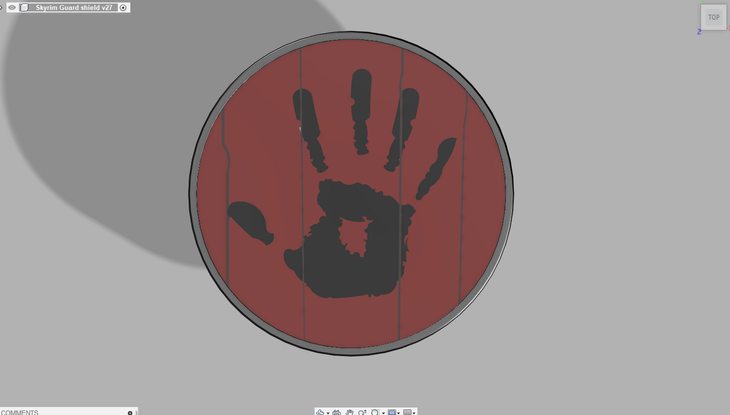 Skyrim Shield (Dark Brotherhood)