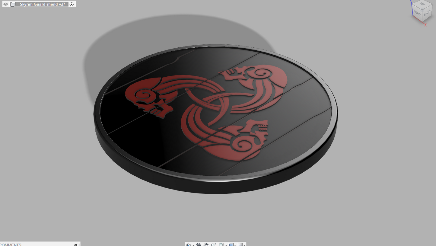 Skyrim Shield (Hail Sithis)