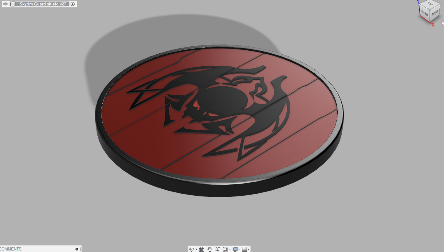 Skyrim Shield (Clan Volkihar)