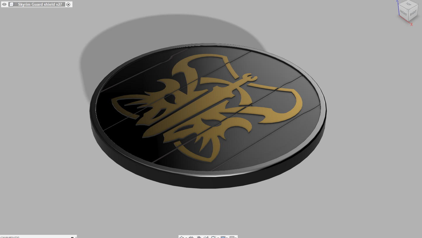 Skyrim Shield (Dragon guard)