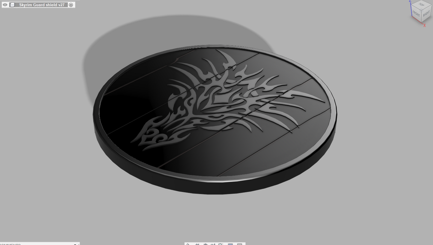 Skyrim Shield (Alduin)