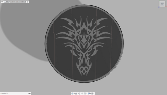 Skyrim Shield (Alduin)