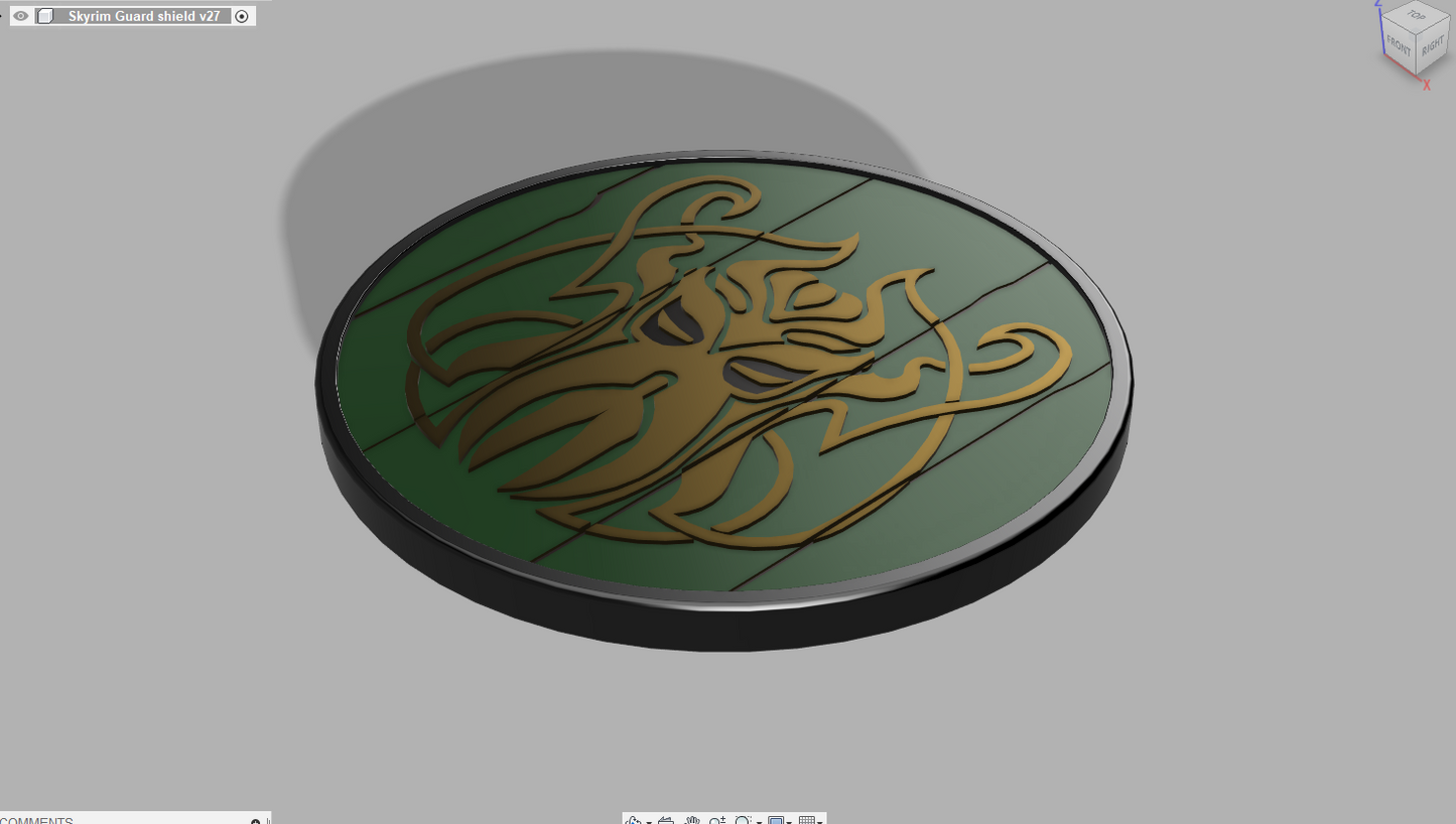 Skyrim Shield (Miraak)