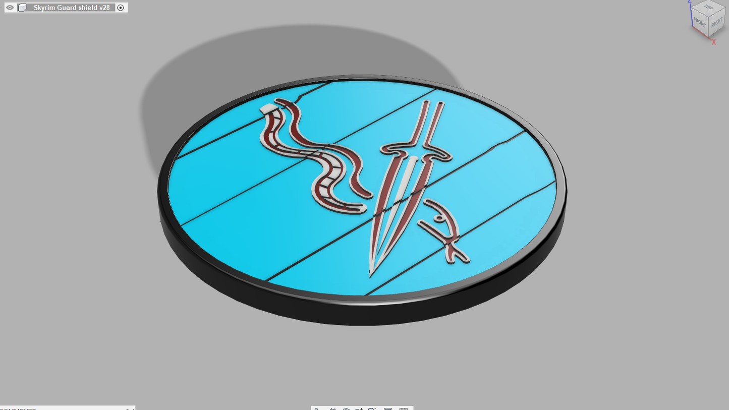 Skyrim Shield (Serpents head bandit clan)