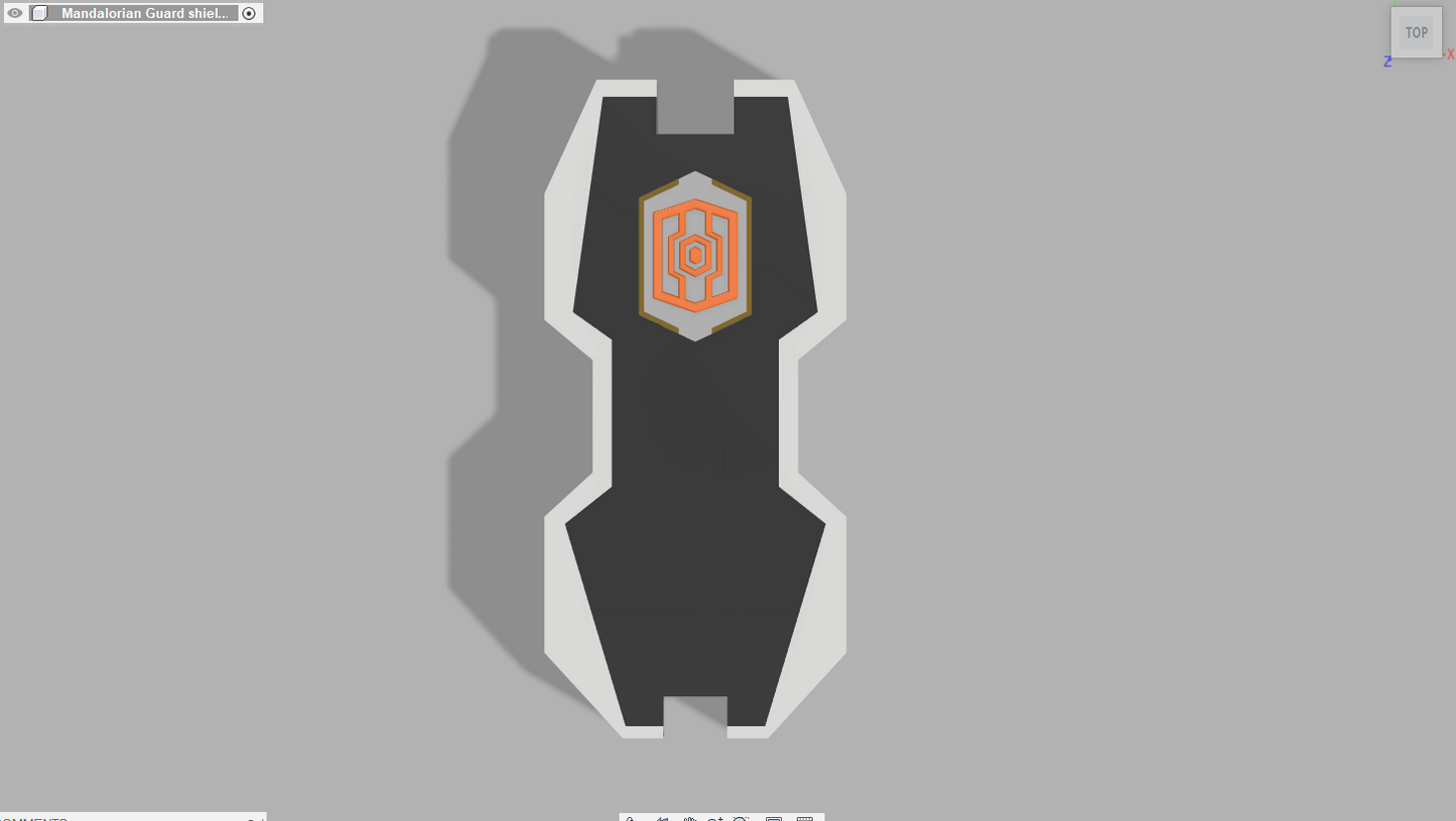 Mandalorian Police Shield (clone wars era)