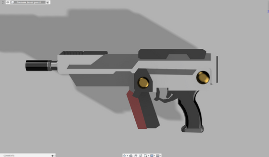 Final fantasy remake inspired gun