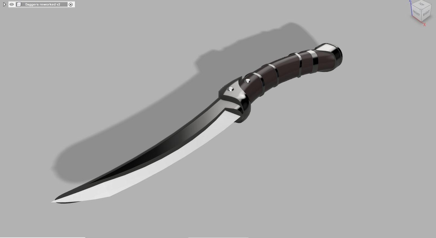 Iron dagger (Skyrim reworked)