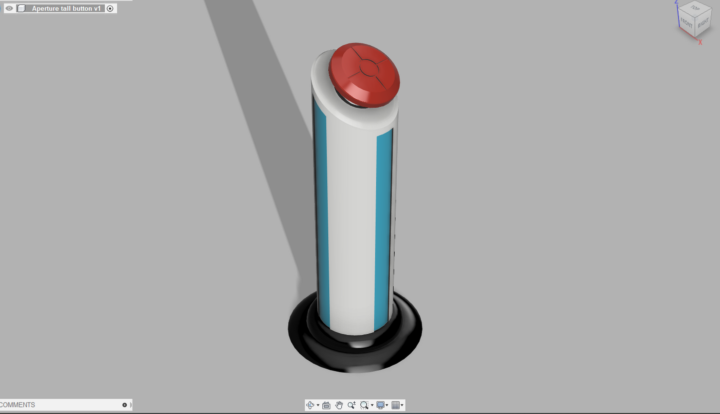 Aperture Test Button Tall (Modern)