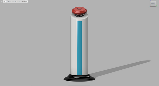 Aperture Test Button Tall (Modern)