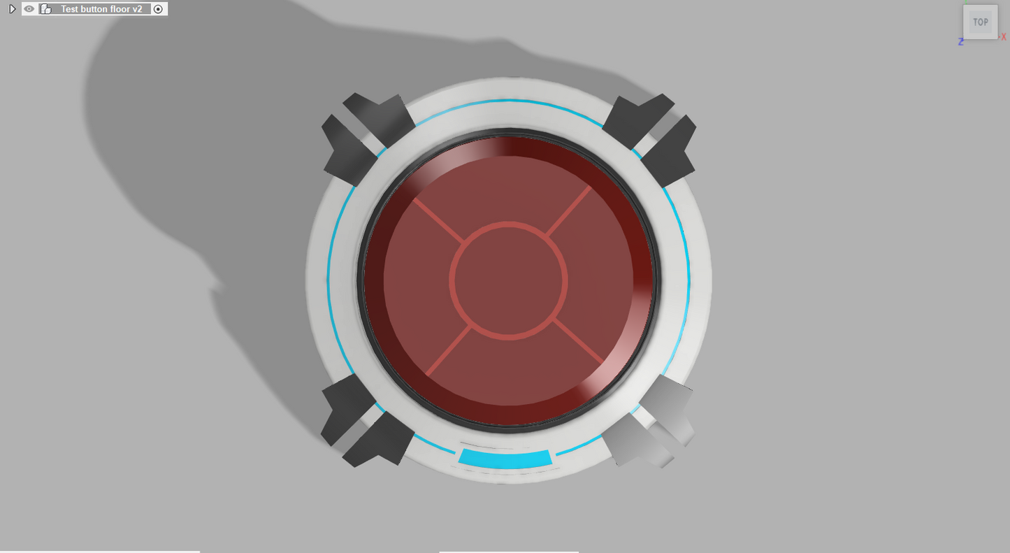 Aperture Test Button Floor (Modern)