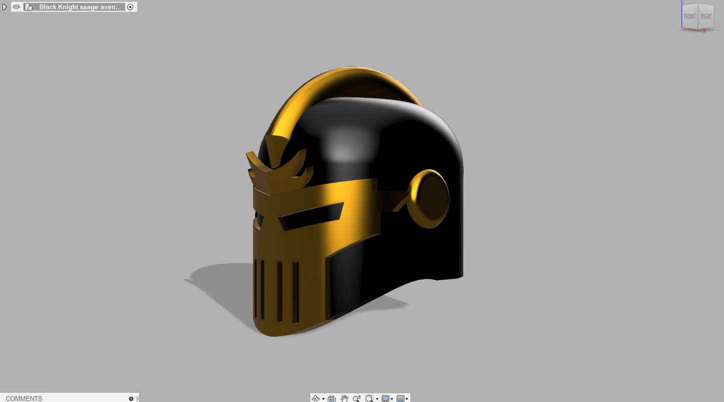 Black Knight Helmet (Savage Avengers)