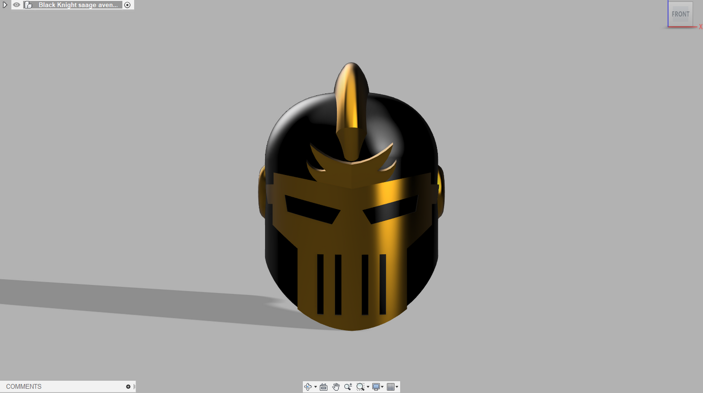 Black Knight Helmet (Savage Avengers)