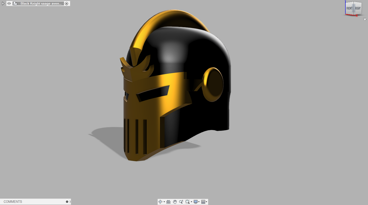 Black Knight Helmet (Savage Avengers)