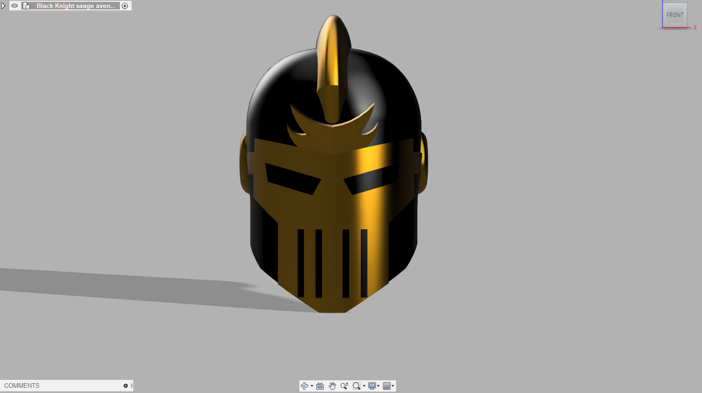 Black Knight Helmet (Savage Avengers)