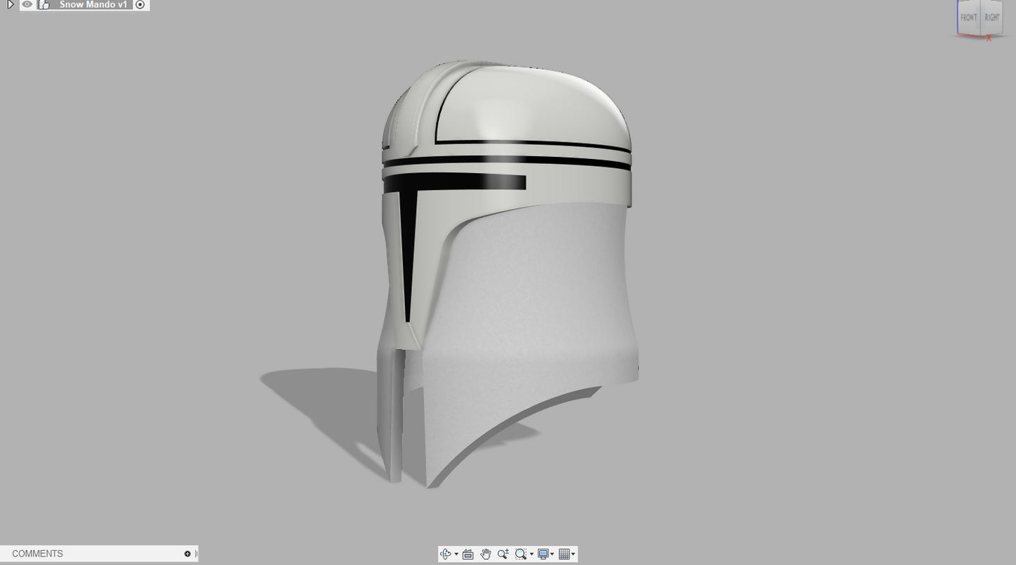 Snow Mando Helmet